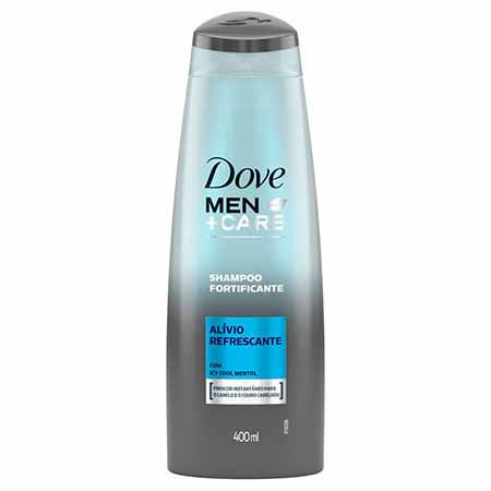 Shampoo Dove Fortificante com Icy Cool Mentol 400ml