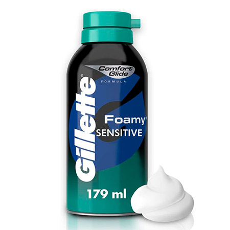 Espuma de Barbear Gillette Foamy Sensitive