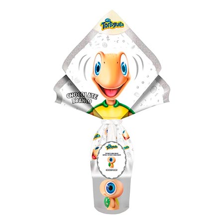 Ovo de Páscoa Arcor Tortuguita Chocolate Branco 120g