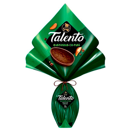 Ovo de Páscoa Castanha-do-Pará Talento Garoto 350g