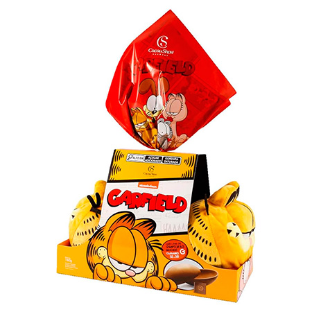 Ovo de Páscoa Garfield Pantufa Cacau Show 160g