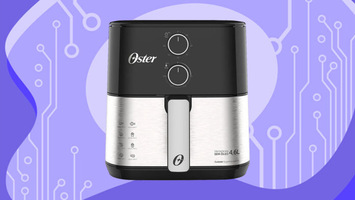 Air Fryer Oster Inox Compact 4,6L