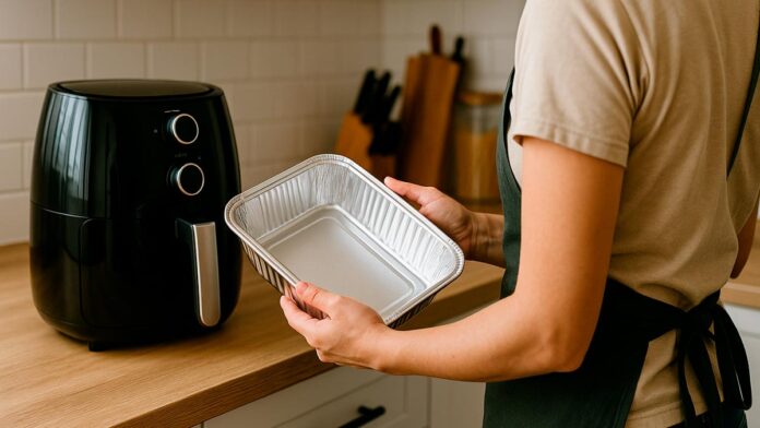 Formas de Alumínio na Air Fryer