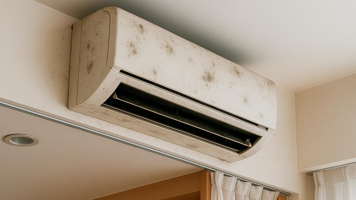 Ar-Condicionado com Mofo