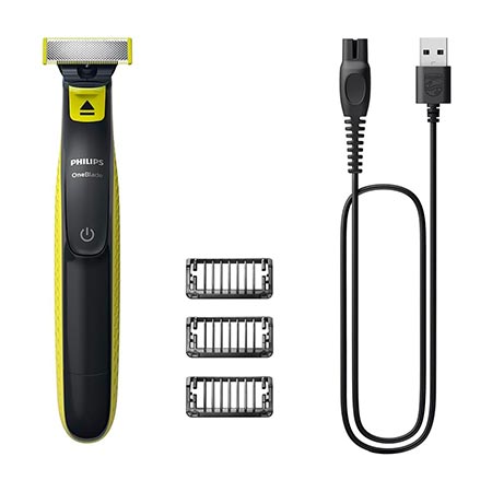 Itens do Barbeador Elétrico Philips OneBlade QP2724/10