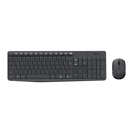 Combo Teclado e Mouse sem Fio Logitech MK235