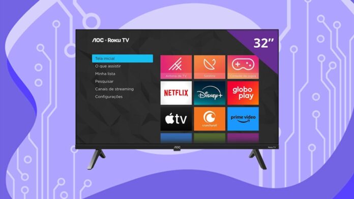 Smart TV AOC 32" HD Roku