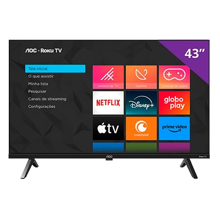 Smart TV AOC Roku 43" 43S5045/78G