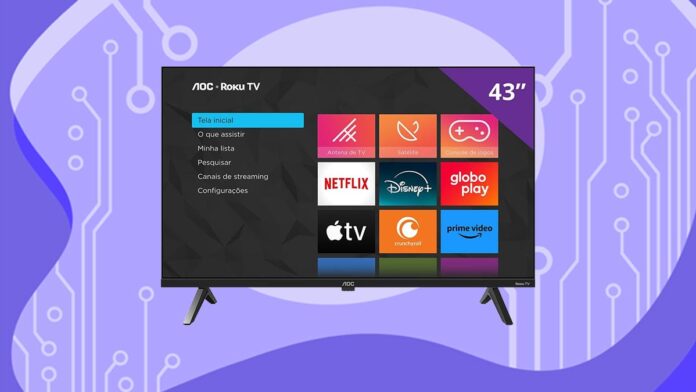 Smart TV AOC Roku 43"