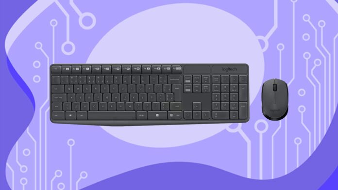 Teclado e Mouse sem Fio Logitech MK235