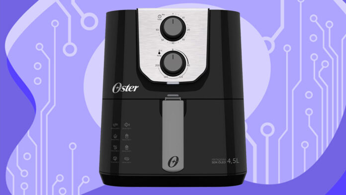 Air Fryer Oster Black Perform 4,5L OFRT510-127