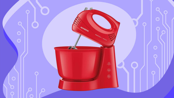 Batedeira-Mondial-Power-Pratica-400W-B-44-R Batedeira Mondial Power Prática 400W B-44-R