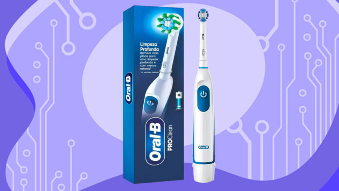 Escova-de-dentes-eletrica-Oral-B-Power Escova de dentes elétrica Oral-B Power