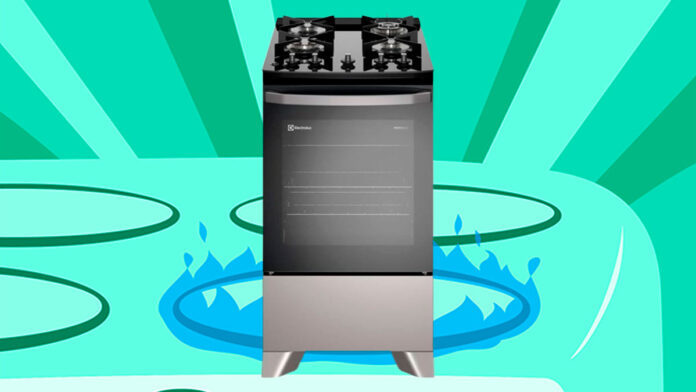 Fogão Electrolux 4 bocas Efficient FE4GS