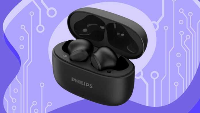 Fone-de-ouvido-sem-fio-Philips-TWS-TAT1109BK-00 Fone de ouvido sem fio Philips TWS TAT1109BK/00