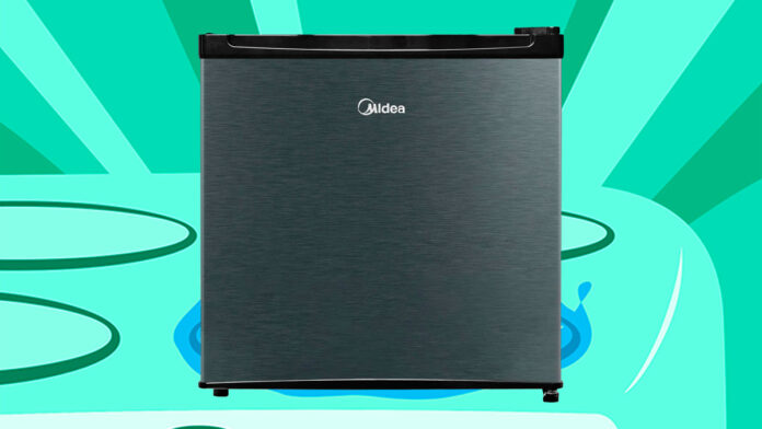 Frigobar-Midea-45L-INOX-MRC06B2-X Frigobar Midea 45L INOX MRC06B2-X