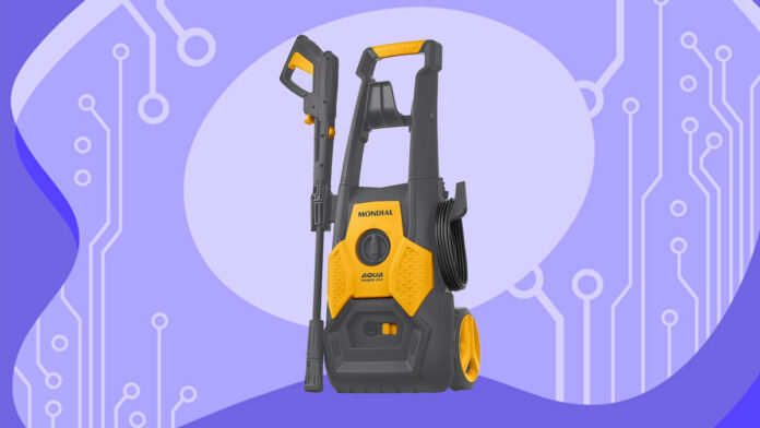 Lavadora-de-Alta-Pressao-Mondial-Aqua-Power-III-LAP-03-GY Lavadora de Alta Pressão Mondial Aqua Power III LAP-03-GY!