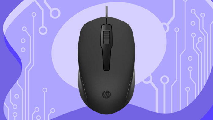 Mouse-com-fio-USB-HP-150 Mouse com fio USB HP 150