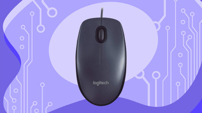 Mouse-com-fio-USB-Logitech-M90 Mouse com fio USB Logitech M90