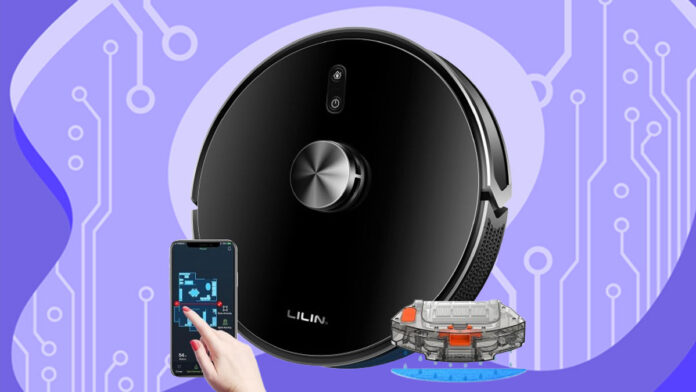 Robô aspirador de pó LILIN X6 com Navegação LiDAR