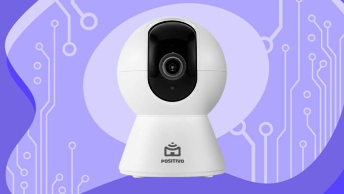 Smart-Camera-Bot-Wi-Fi-360-Positivo Smart Câmera Bot Wi-Fi 360° Positivo