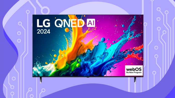 Smart TV LG 55" QNED 4K UHD 55QNED80TSA