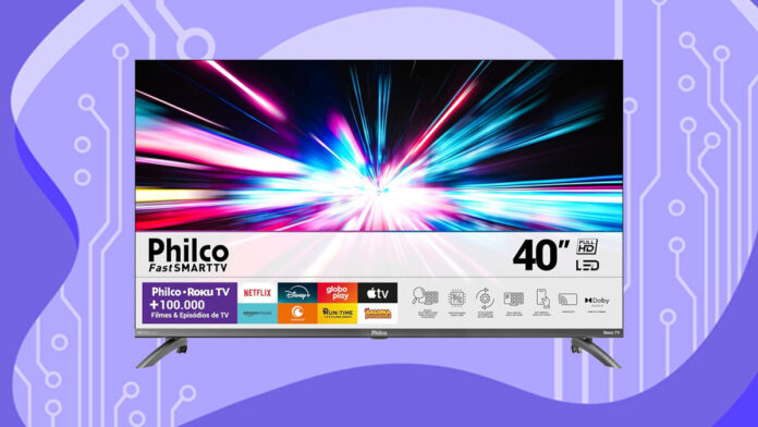 Smart-TV-Philco-Roku-LED-PTV40M9GR2CGB Smart TV Philco Roku LED PTV40M9GR2CGB