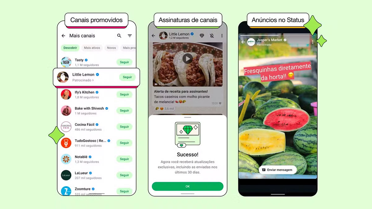 Anúncios Chegam ao Status do WhatsApp