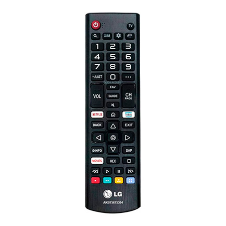 Controle Remoto Smart TV LG AKB75675304
