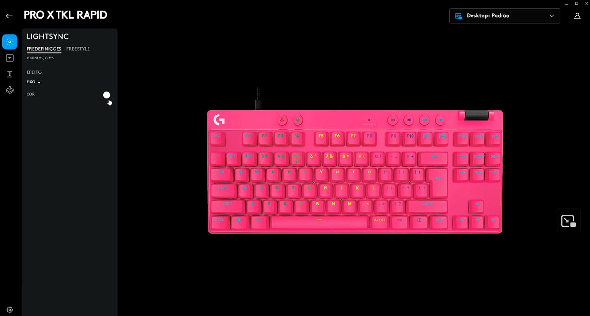 G HUB Logitech G PRO X TKL RAPID