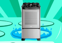 Fogão de 4 bocas Dako Magister Style