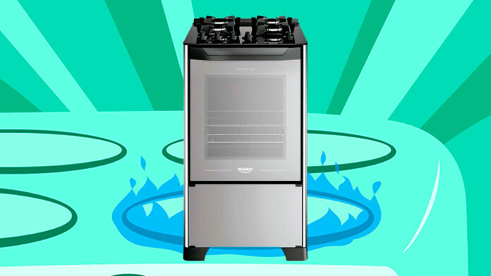 Fogão de 4 bocas Dako Magister Style