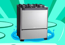 Fogão de 5 bocas Dako Magister Style