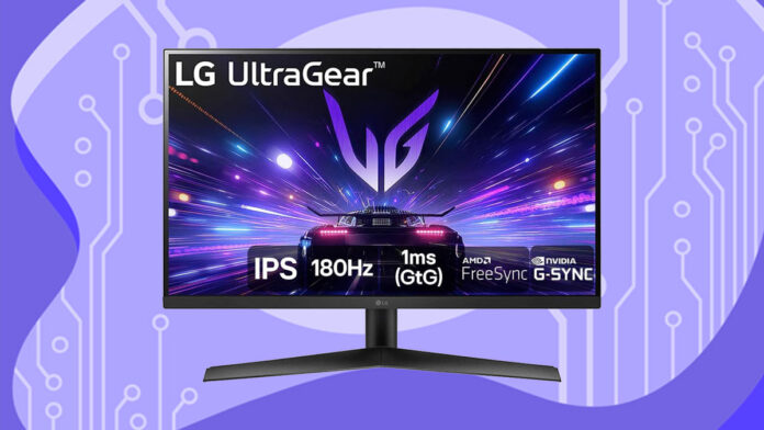 Monitor Gamer LG UltraGear 27GS60F-B de 27 polegadas e 180Hz