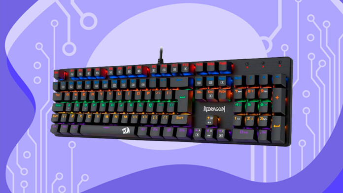 Teclado mecânico Redragon Valheim K608-R