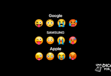 Diferenças dos Emojis entre as Plataformas
